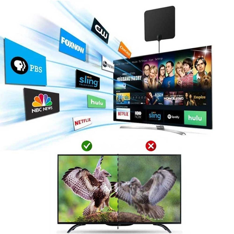 Antena Digital Interna HDTV 4k - Frete Grátis