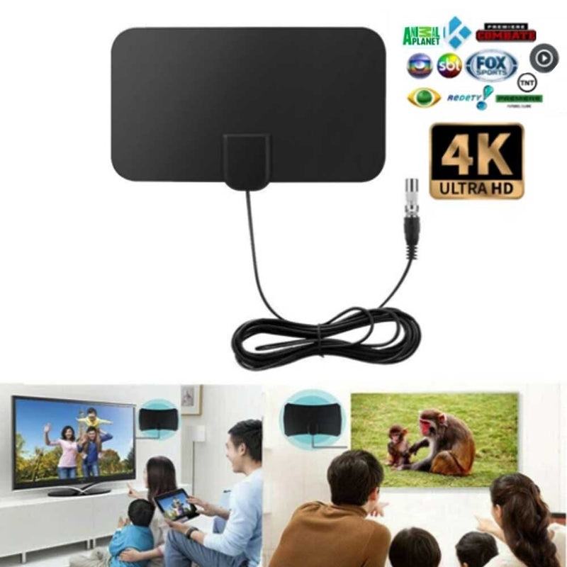 Antena Digital Interna HDTV 4k - Frete Grátis