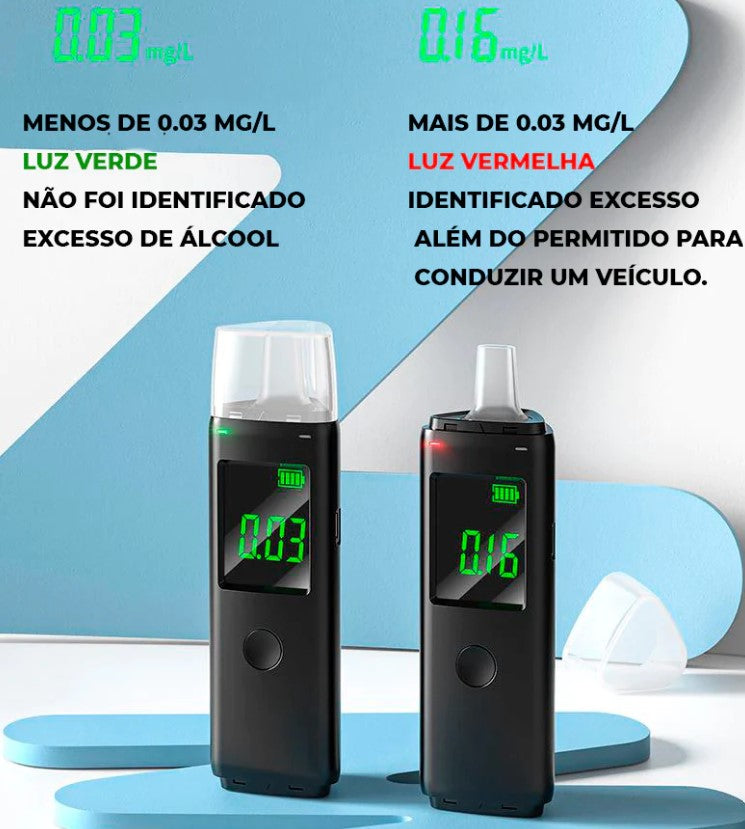 Bafômetro Portátil Tecno Tech