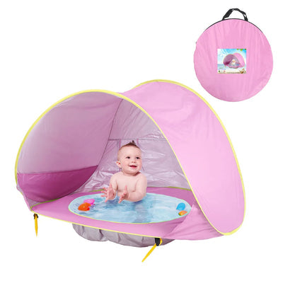 Barraca Tenda De Praia Infantil Com Piscina E Proteção UV - [OFERTA RELÂMPAGO]