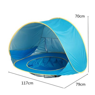 Barraca Tenda De Praia Infantil Com Piscina E Proteção UV - [OFERTA RELÂMPAGO]