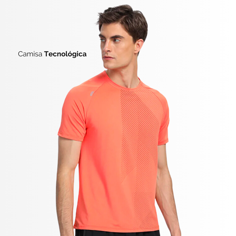 ForgeFlow camiseta masculina tecnológica, ultra-leve e respirável