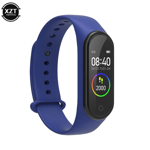 Smartwatch digital à prova dbluetooth água bluetooth-compatível relógio de pressão arterial monitor de freqüência cardíaca pedômetro saúde e esporte monitor