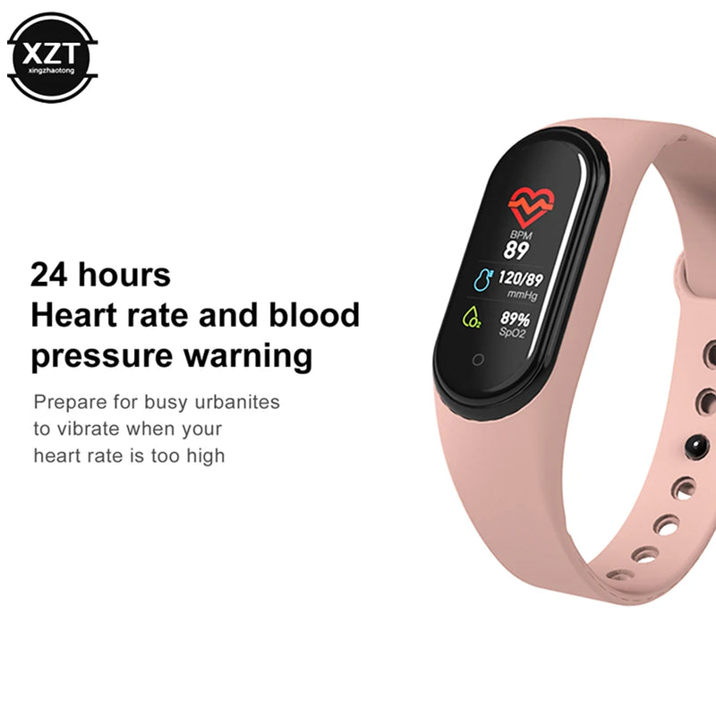 Smartwatch digital à prova dbluetooth água bluetooth-compatível relógio de pressão arterial monitor de freqüência cardíaca pedômetro saúde e esporte monitor