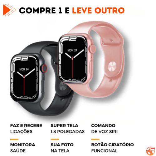 (COMPRE 1 LEVE 2) Smartwatch IWO Series 7 pró -