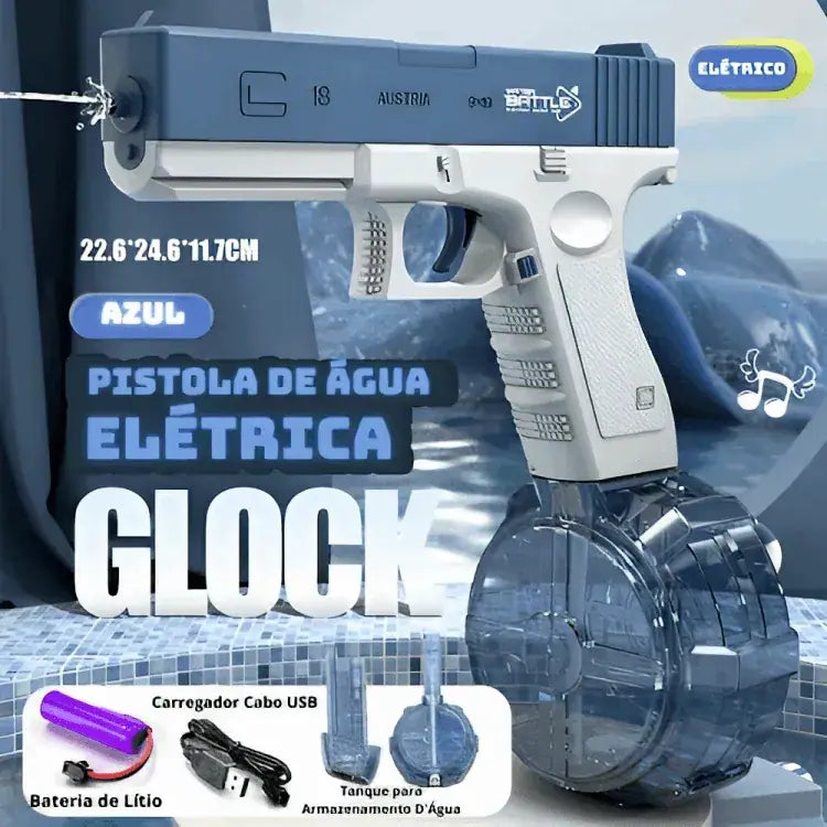 Pistola de Água Elétrica -  AuraGlock Water [ESQUENTA PRÉ BLACK FRIDAY]