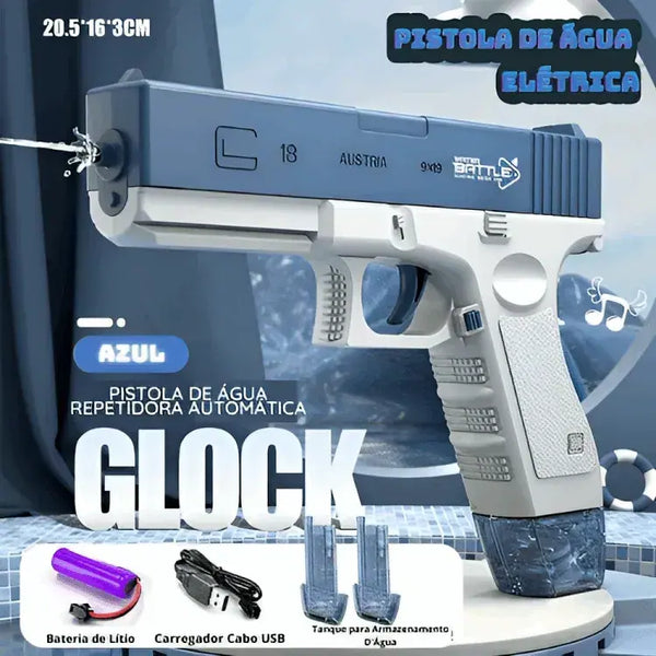 Pistola de Água Elétrica -  AuraGlock Water [ESQUENTA PRÉ BLACK FRIDAY]