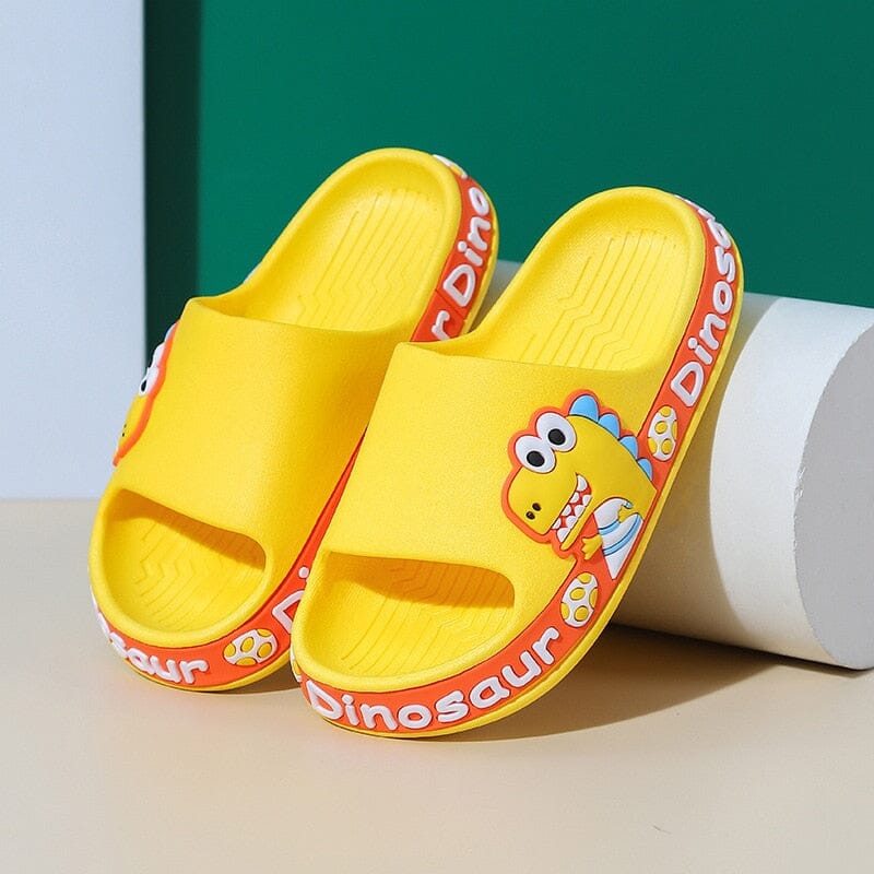 Chinelo Slide Infantil Antiderrapante - Dino Crocks